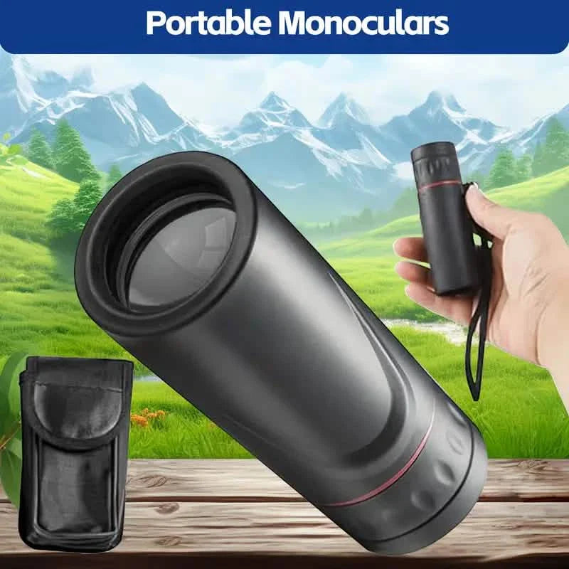 8X Portable Monocular – Pocket-Sized for Outdoor Adventures & Travel