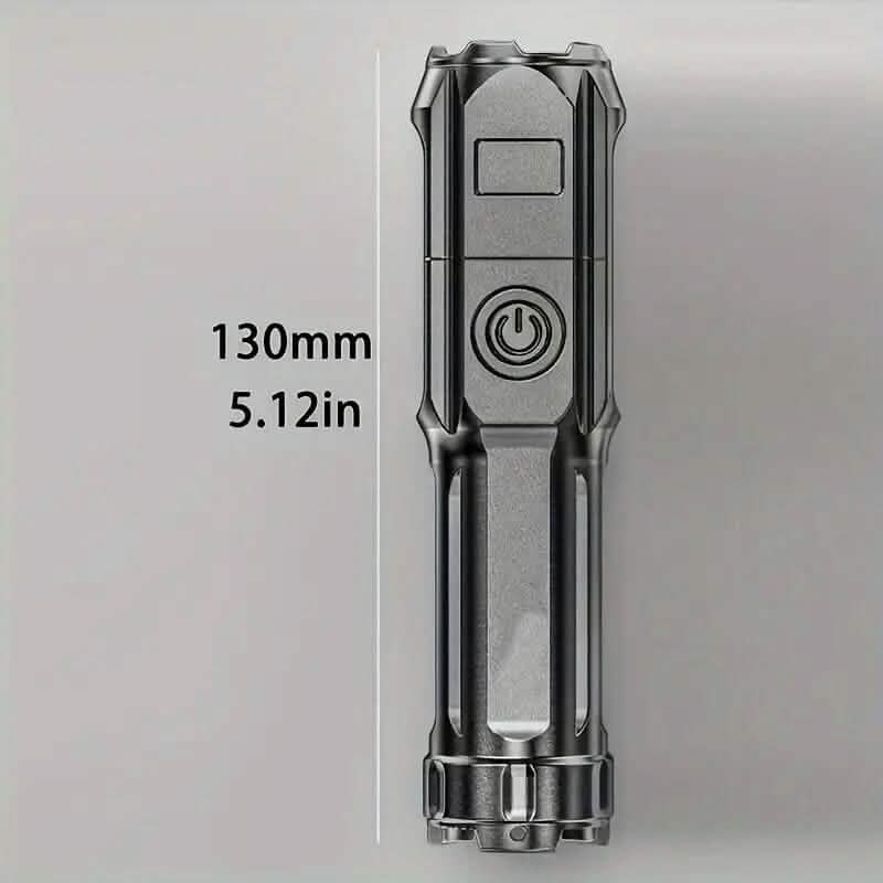 Strong Telescopic Light Zoom Flashlight