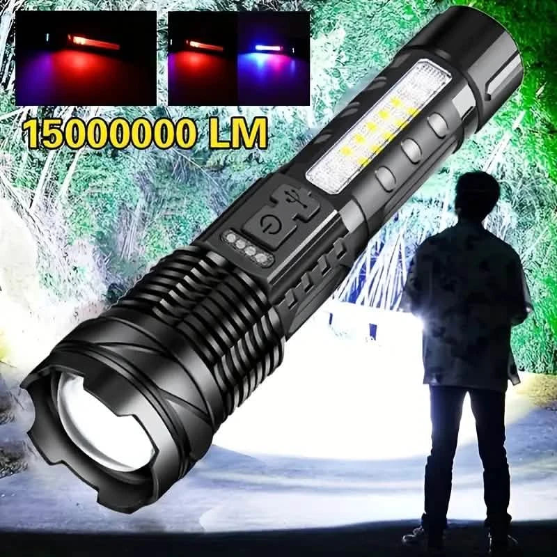Super Powerful Rechargeable Torch Flood Light
