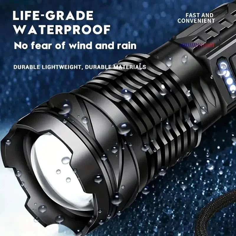 Super Powerful Rechargeable Torch Flood Light
