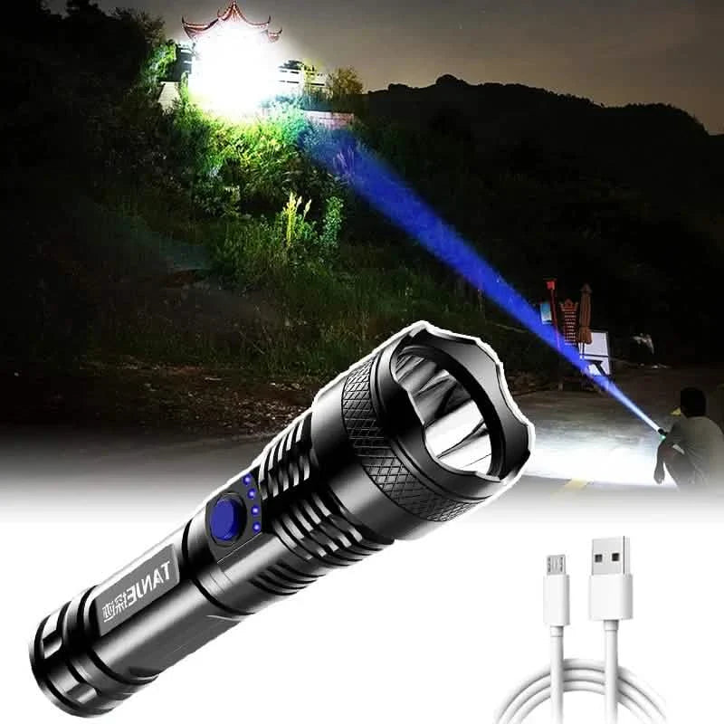 USB Rechargeable Strong Light Flashlight