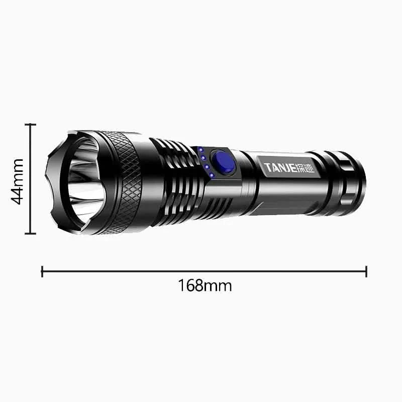 USB Rechargeable Strong Light Flashlight